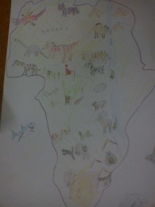 Afrika - mapa
